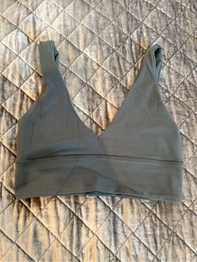 lululemon athletica V-Neck Bralette in Olive